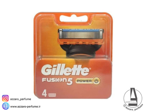 تیغ اصلاح یدک ژیلت فیوژن پاور Gillette Fusion5 Power بسته 4 عددی اورجینال-فروشگاه اینترنتی آرایشی بهداشتی آزارو در شیراز
