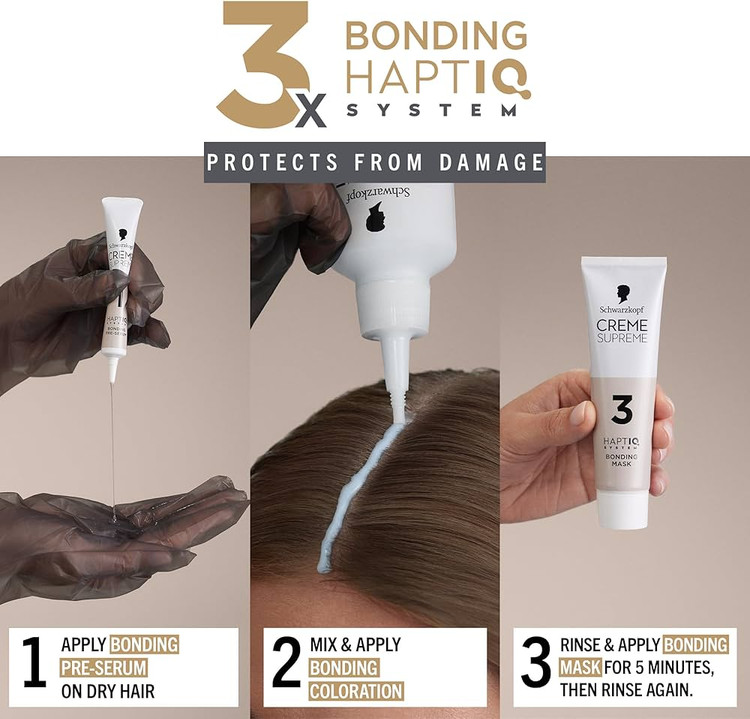 کیت رنگ موی شوارتسکف مدل Creme Supreme شماره 7.0 رنگ بلوند تیره طبیعی_فروشگاه اینترنتی آرایشی بهداشتی آزارو در شیراز