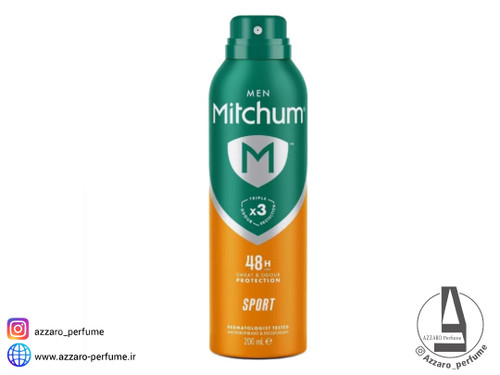 اسپری بدن میچام Mitchum مدل اسپرت حجم 200 میل_فروشگاه اینترنتی آرایشی بهداشتی آزارو در شیراز