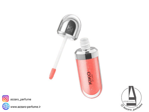 لیپ گلاس کیکو مدل 3D Hydra شماره 09 رنگ Soft Coral حجم 6.5 میل_فروشگاه اینترنتی آرایشی بهداشتی آزارو در شیراز