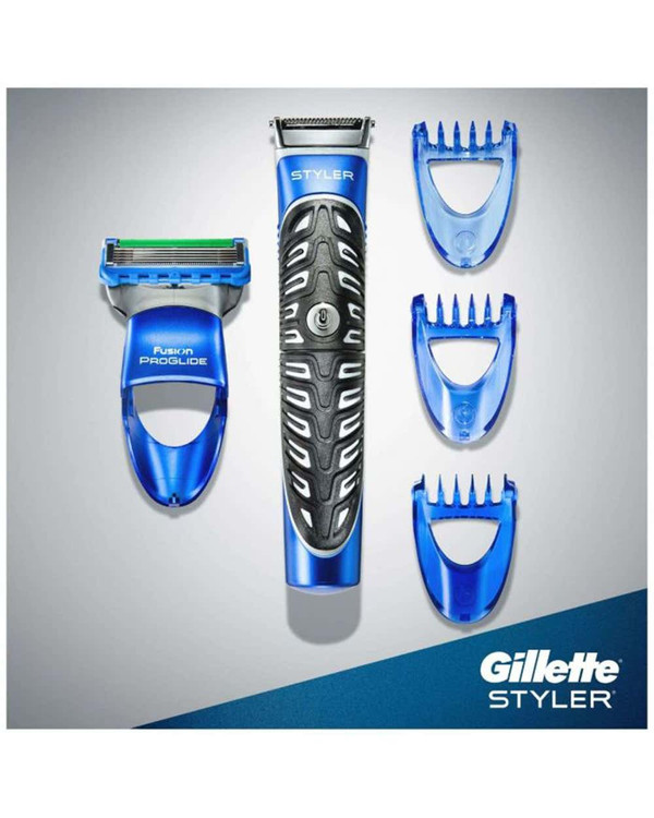 ماشین اصلاح و خط زن ریش ژیلت مدل Styler 3in1 ضد آب (Gillette Styler 3in1)_فروشگاه اینترنتی آرایشی بهداشتی آزارو در شیراز