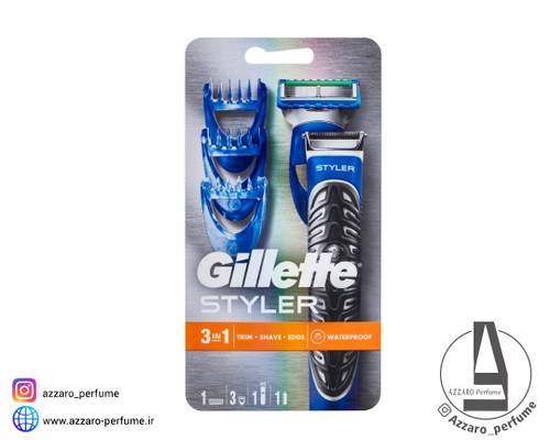 ماشین اصلاح و خط زن ریش ژیلت مدل Styler 3in1 ضد آب (Gillette Styler 3in1)_فروشگاه اینترنتی آرایشی بهداشتی آزارو در شیراز