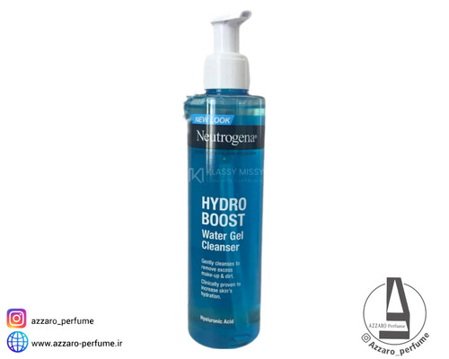 ژل شستشوی صورت نوتروژینا مدل Hydro Boost حجم ۲۰۰ میل_فروشگاه اینترنتی آرایشی بهداشتی آزارو در شیراز