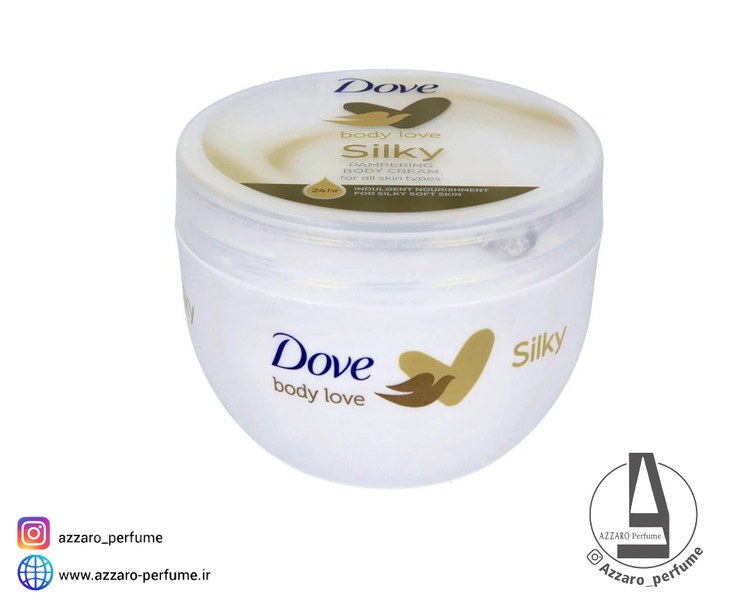 کرم مرطوداو مدل Body Love Silky مناسب انواع پوست حجم 300 میل_فروشگاه اینترنتی آرایشی بهداشتی آزارو در شیراز