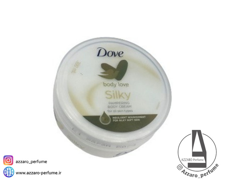 کرم مرطوداو مدل Body Love Silky مناسب انواع پوست حجم 300 میل_فروشگاه اینترنتی آرایشی بهداشتی آزارو در شیراز