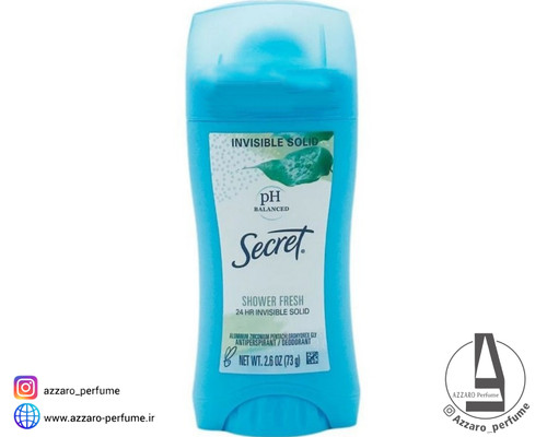 مام استیک صابونی سکرت Secret مدل Shower Fresh حجم 73 گرم_فروشگاه اینترنتی آرایشی بهداشتی آزارو در شیراز