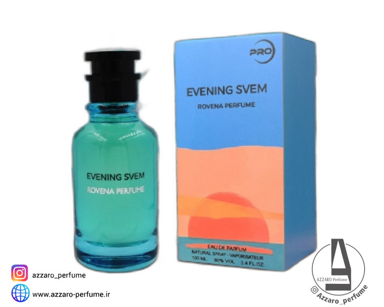 ادکلن روونا EVENING SVEM لوئی ویتون افتر سوئیم حجم 100 میل _فروشگاه اینترنتی آرایشی بهداشتی آزارو در شیراز