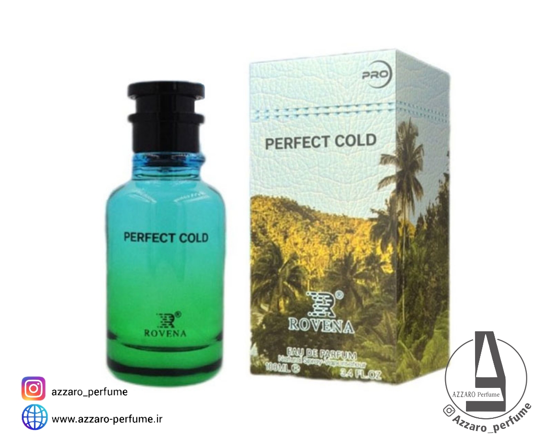 ادکلن روونا مدل پرفکت کلد رایحه لویی ویتون پسفیک چیل حجم 100 میل_فروشگاه اینترنتی آرایشی بهداشتی آزارو در شیراز