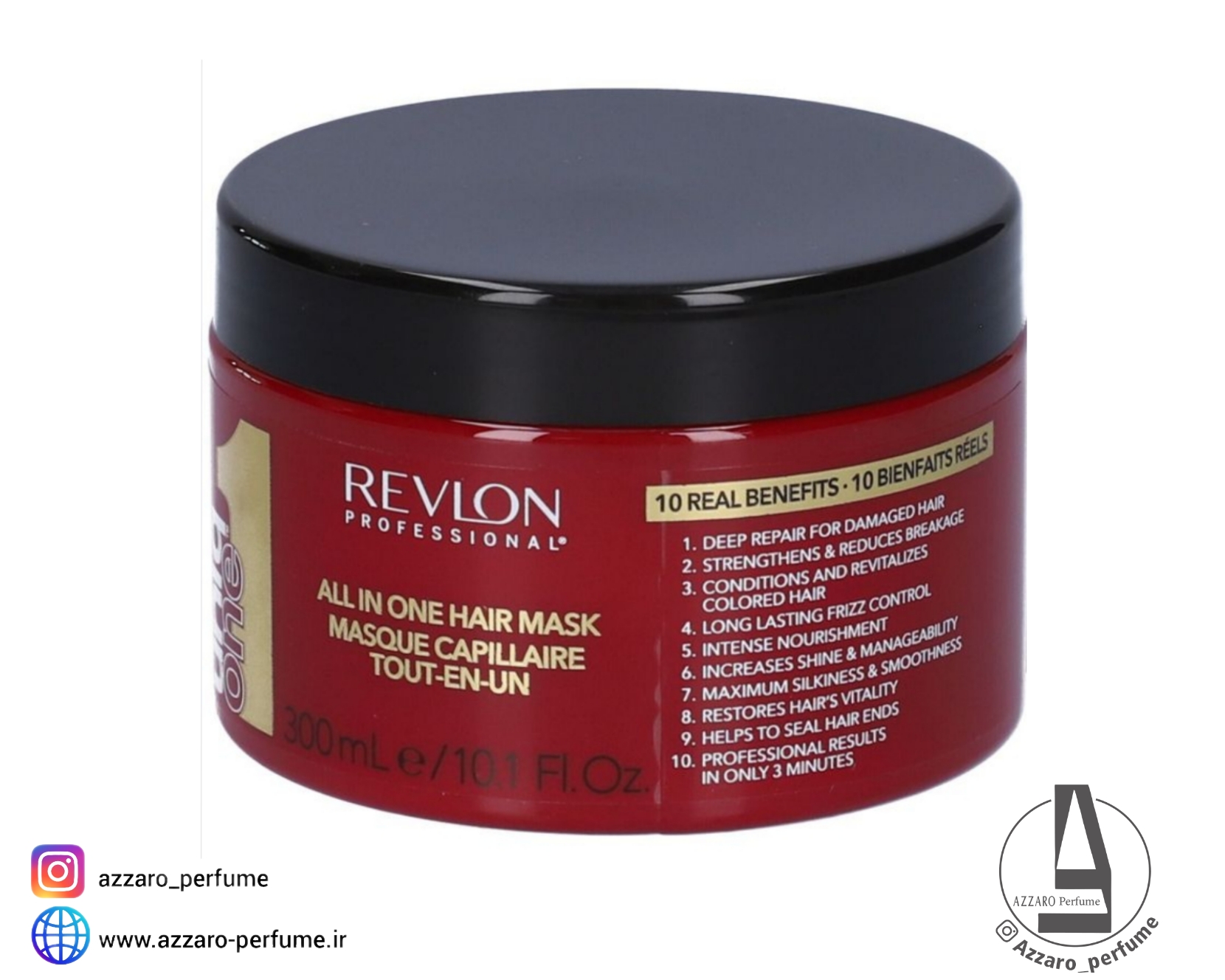 ماسک موی 10 کاره رولون یونیک وان Revlon Uniq One حجم 300 میلی لیتر-فروشگاه اینترنتی آرایشی بهداشتی آزارو در شیراز