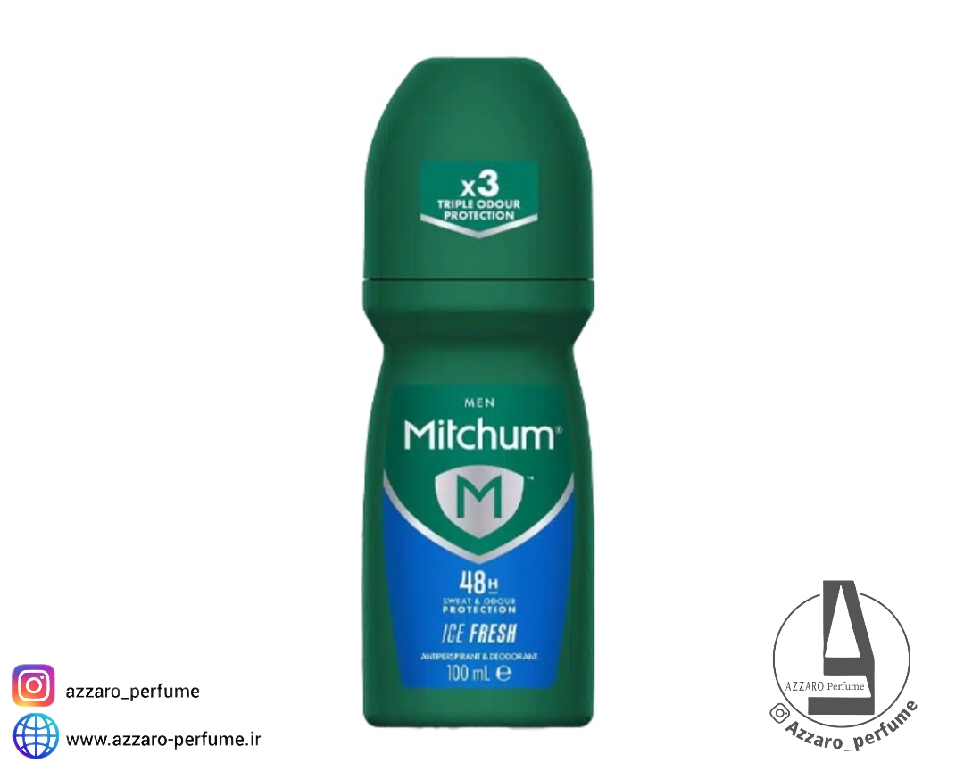 مام رول ضد تعریق میچام Mitchum مدل ICE FRESH حجم 100 میل