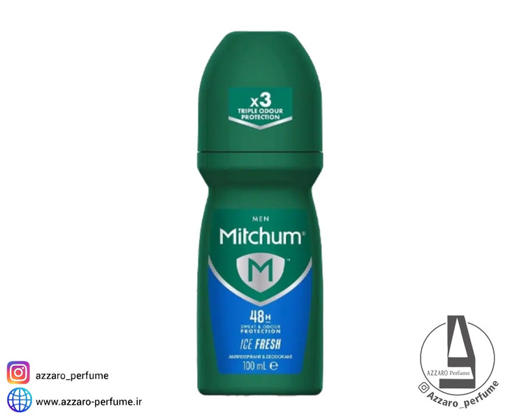 مام رول ضد تعریق میچام Mitchum مدل ICE FRESH حجم 100 میل