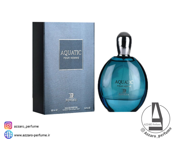 ادکلن مردانه روونا مدل AQUATIC رایحه آکوا بولگاری حجم 100 میل_فروشگاه اینترنتی آرایشی بهداشتی آزارو در شیراز