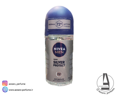 مام رول ضد تعریق مردانه نیوآ 72 ساعته مدل سیلور پروتکت Silver Protect حجم 50 میل_فروشگاه اینترنتی آرایشی بهداشتی آزارو در شیراز