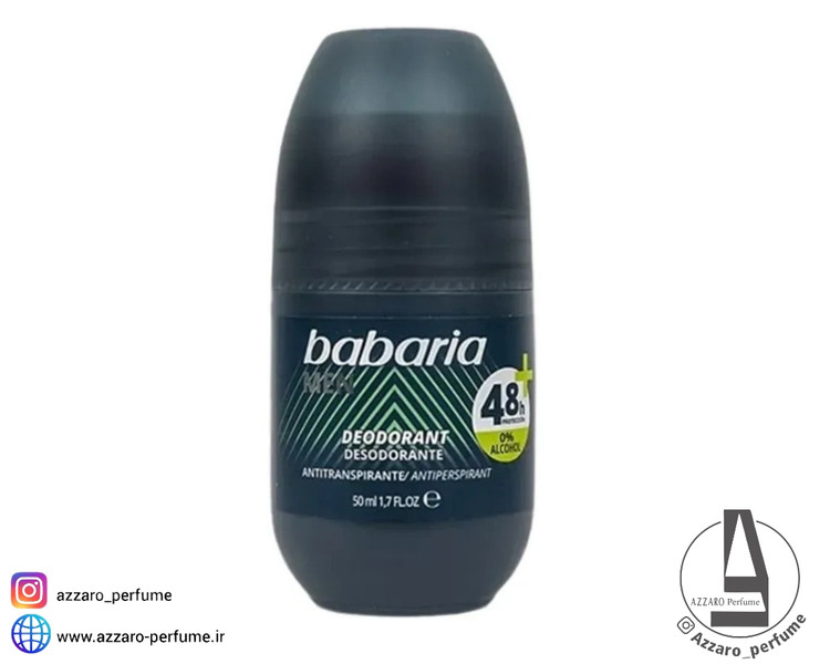 مام رول مردانه باباریا مدل مردانه حجم 50 میل_فروشگاه اینترنتی آرایشی بهداشتی آزارو در شیراز