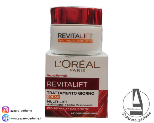 کرم ضد چروک و ضد لک روز لورال پاریس مدل Revitalift با SPF30 حجم 50 میل_فروشگاه اینترنتی آرایشی بهداشتی آزارو در شیراز