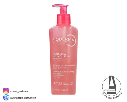 ژل شستشوی صورت سنسبیو بایودرما BIODERMA Sensibio حجم 200 میل | بدون عطر و صابون، آبرسان-فروشگاه اینترنتی آرایشی بهداشتی آزارو در شیراز