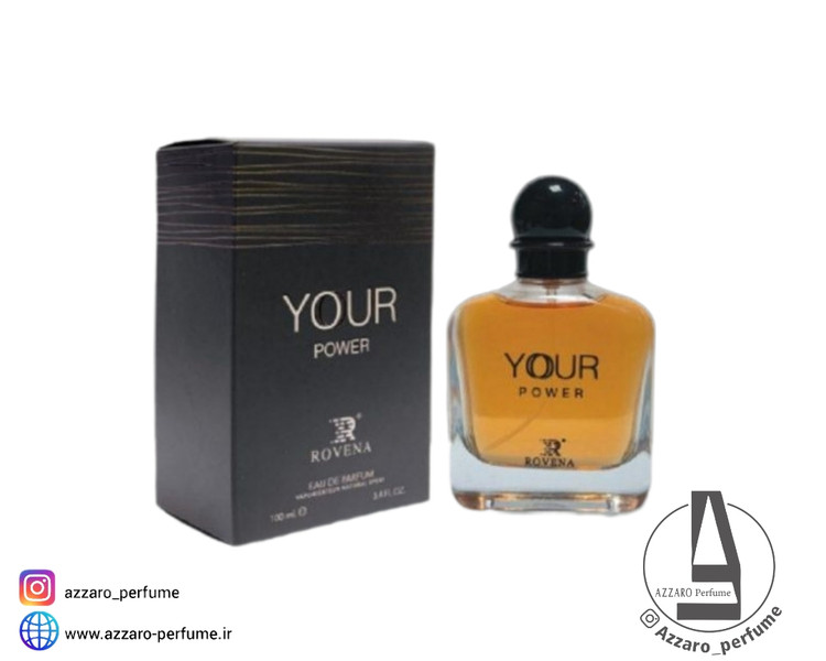 ادکلن مردانه روونا Rovena پور پاور Your Power حجم 100 میل_فروشگاه اینترنتی آرایشی بهداشتی آزارو در شیراز