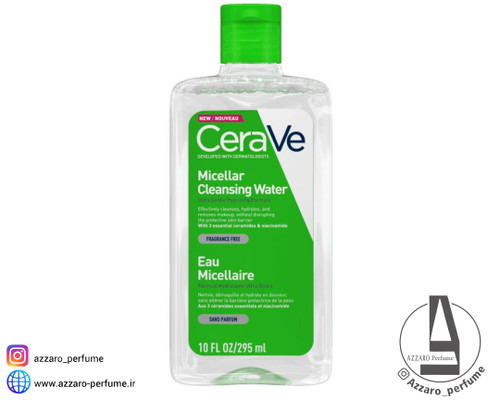 میسلار واتر پاککننده و آبرسان سراوی مدل Micellar Cleansing Water حجم 295 میل_فروشگاه اینترنتی آرایشی بهداشتی آزارو در شیراز