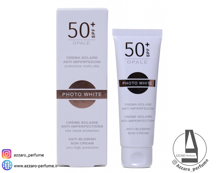 ضد آفتاب فوتو وایت Photo white ضد لک و روشنکننده حجم 50 میل_فروشگاه اینترنتی آرایشی بهداشتی آزارو در شیراز
