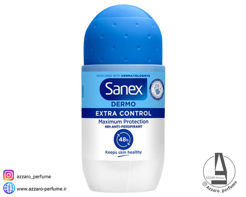 مام رول ضد تعریق سانکس Sanex درمو اکسترا کنترل حجم 50 میل_فروشگاه اینترنتی آرایشی بهداشتی آزارو در شیراز