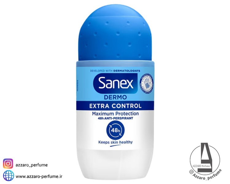 مام رول ضد تعریق سانکس Sanex درمو اکسترا کنترل حجم 50 میل_فروشگاه اینترنتی آرایشی بهداشتی آزارو در شیراز