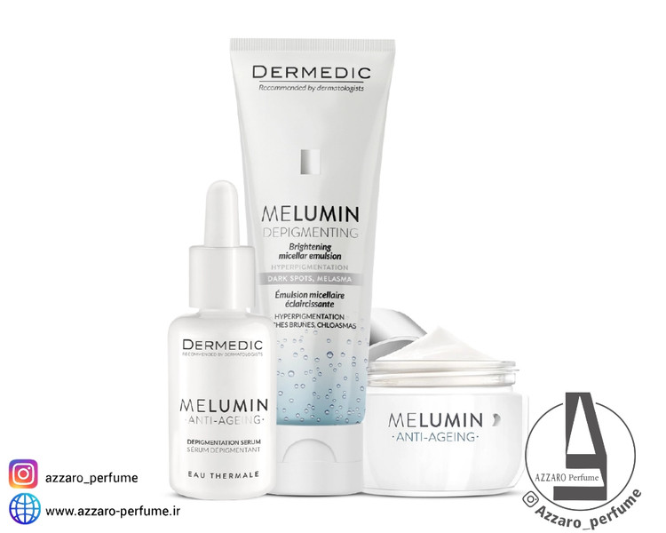 پکیج مراقبت صورت ضد لک درمدیک مدل Melumin_فروشگاه اینترنتی آرایشی بهداشتی آزارو در شیراز