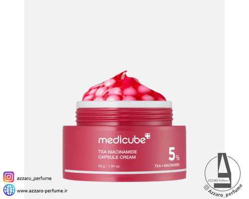 کرم کپسولی روشنکننده مدیکیوب TXA نیاسینامید حجم 55 میل_فروشگاه اینترنتی آرایشی بهداشتی آزارو در شیراز