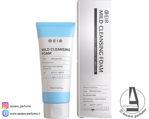 فوم شوینده صورت EIR مدل Mild Cleansing Foam پاک کننده و آبرسان پوست حجم 150 میل_فروشگاه اینترنتی آرایشی بهداشتی آزارو در شیراز