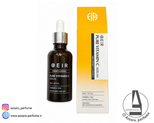 سرم ویتامین C خالص EIR مدل Pure Vitamin C 15% حجم 50 میل_فروشگاه اینترنتی آرایشی بهداشتی آزارو در شیراز