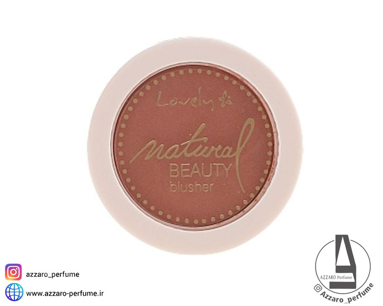 رژگونه لاولی مدل Blusher شماره 02 رنگ Apricot_فروشگاه اینترنتی آرایشی بهداشتی آزارو در شیراز
