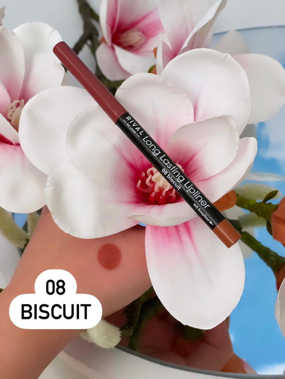 مداد لب پیچی بادوام ریوال Rival شماره 08 biscuit_فروشگاه اینترنتی آرایشی بهداشتی آزارو در شیراز