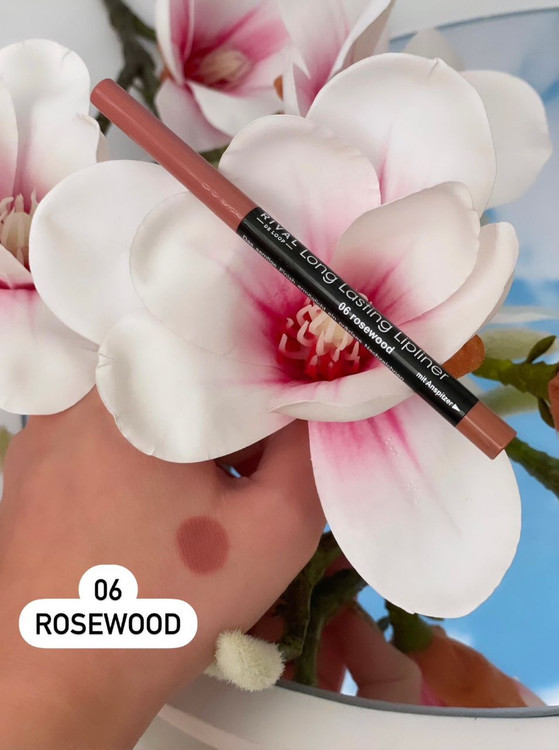 مداد لب پیچی بادوام ریوال Rival شماره 06 Rosewood_فروشگاه اینترنتی آرایشی بهداشتی آزارو در شیراز