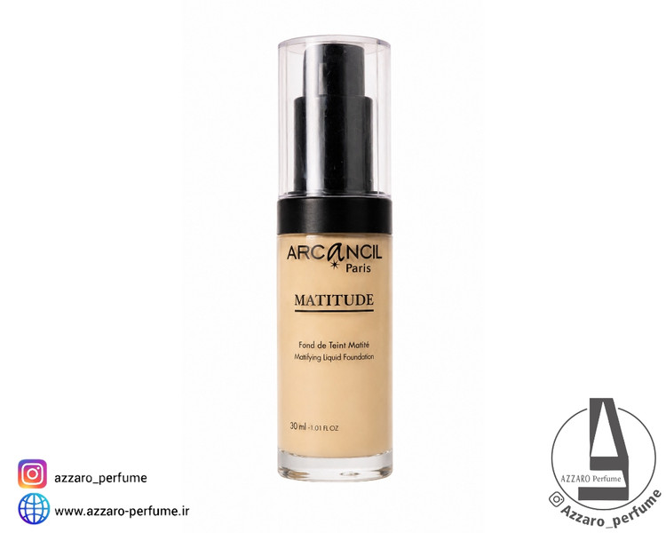 کرم پودر مات آركانسیل مدل Matitude SPF 15 حجم 30 میل_فروشگاه اینترنتی آرایشی بهداشتی آزارو در شیراز