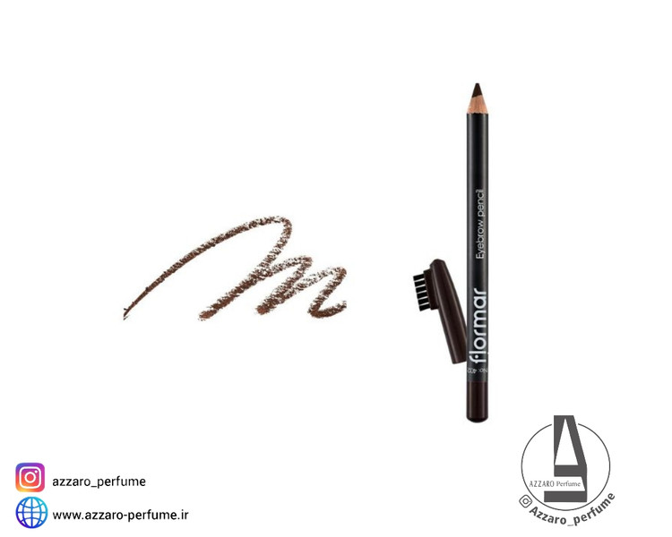 مداد ابرو قهوه ای فلورمار flormar شماره 402_فروشگاه اینترنتی آرایشی بهداشتی آزارو در شیراز