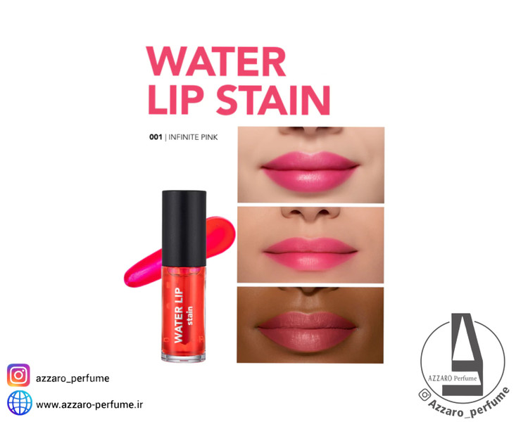 تینت لب میوه ای فلورمار SATIN شماره 001 رنگ INFINITE PINK حجم 6.4 میل_فروشگاه اینترنتی آرایشی بهداشتی آزارو در شیراز