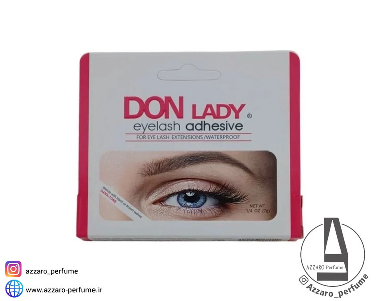 چسب مژه مصنوعی دان لیدی Don Lady ضد آب حجم 7 گرم_فروشگاه اینترنتی آرایشی بهداشتی آزارو در شیراز
