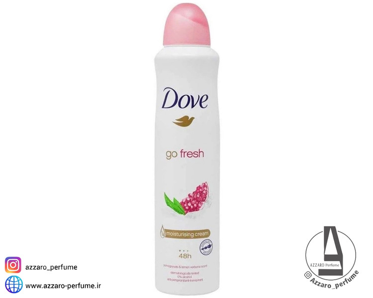 اسپری ضد تعریق داو اورجینال رایحه انار Go Fresh حجم 250 میل_فروشگاه اینترنتی آرایشی بهداشتی آزارو در شیراز