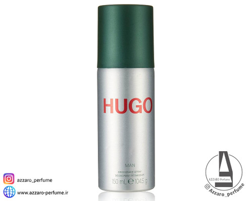 اسپری دئودورانت مردانه هوگو باس مدل HUGO Man حجم 150 میل_فروشگاه اینترنتی آرایشی بهداشتی آزارو در شیراز