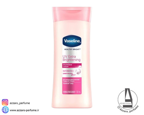 لوسیون بدن وازلین Vaseline مدل UV Extra Brightening حجم 100 میل_فروشگاه اینترنتی آرایشی بهداشتی آزارو در شیراز