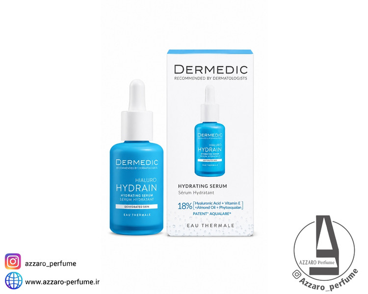 سرم آبرسان هیالورو هیدرین درمدیک (Dermedic Hialuro Hydrain) حجم 30 میل_فروشگاه اینترنتی آرایشی بهداشتی آزارو در شیراز