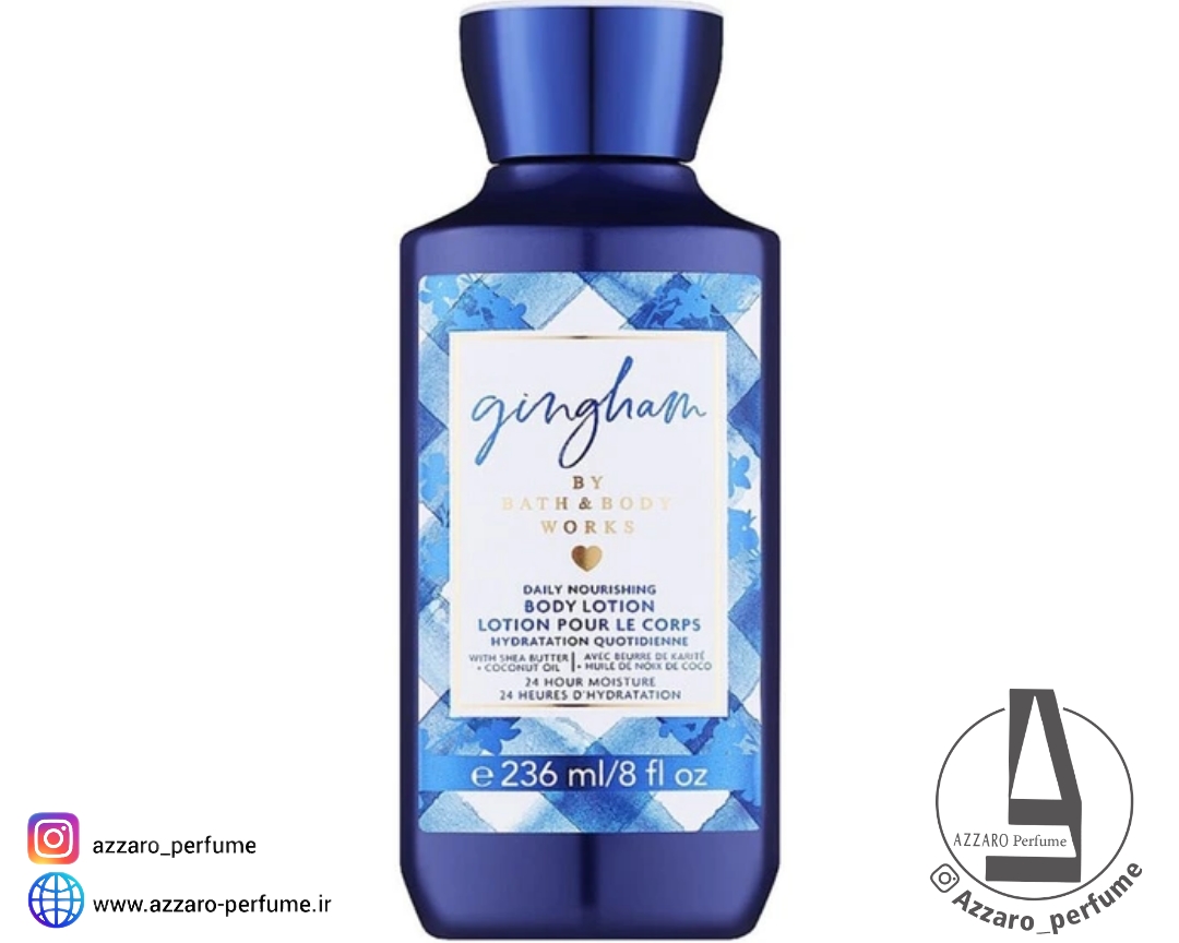 لوسیون بدن بث اند بادی مدل gingham حجم 236 میل_فروشگاه اینترنتی آرایشی بهداشتی آزارو در شیراز‌