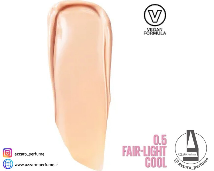 کرم پودر 4 در 1 میبلین مدل پرفکتور شماره 0.5 رنگ fair-light Cool حجم 20 میل_فروشگاه اینترنتی آرایشی بهداشتی آزارو در شیراز