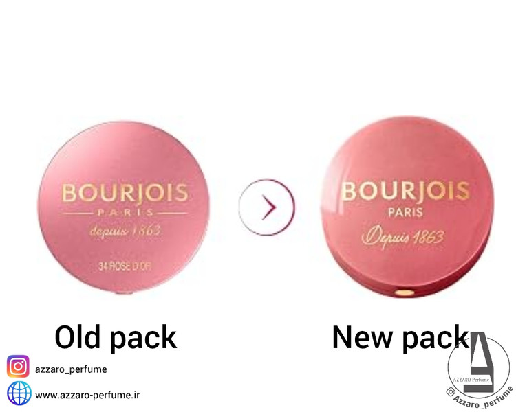 رژگونه بورژوا BOURJOIS رنگ Golden Rose شماره 34 حجم 2.5 گرم-فروشگاه اینترنتی آرایشی و بهداشتی آزارو در شیراز