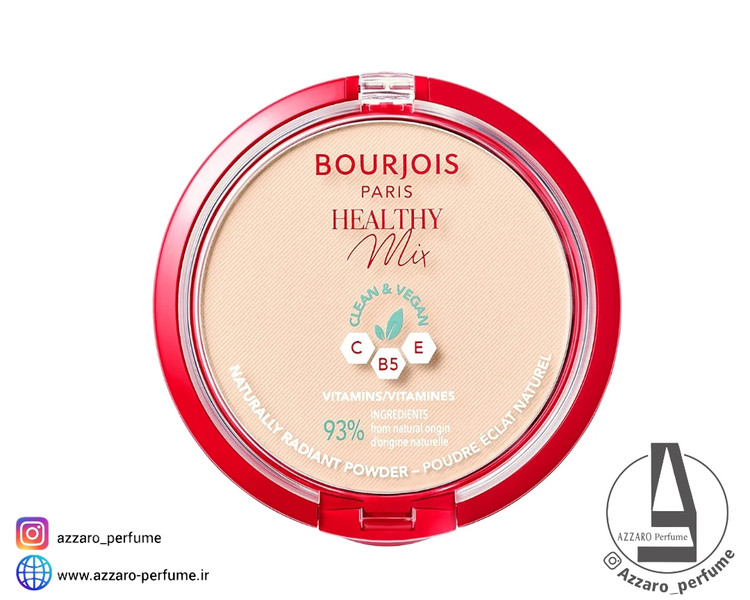 پنکک بورژوا مدل Healthy Mix رنگ Ivory شماره 01 حجم 10 گرم_فروشگاه اینترنتی آرایشی بهداشتی آزارو در شیراز