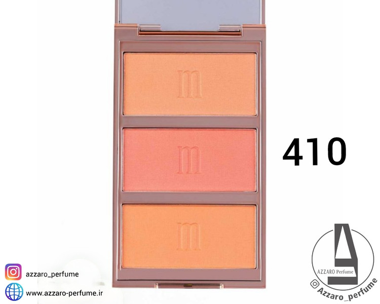 پالت رژگونه 3 رنگ میچانو Michano شماره 410_فروشگاه اینترنتی آرایشی بهداشتی آزارو در شیراز