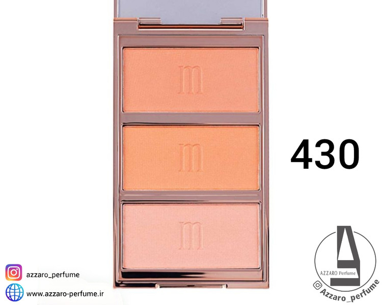 پالت رژگونه 3 رنگ میچانو Michano شماره 430_فروشگاه اینترنتی آرایشی بهداشتی آزارو در شیراز