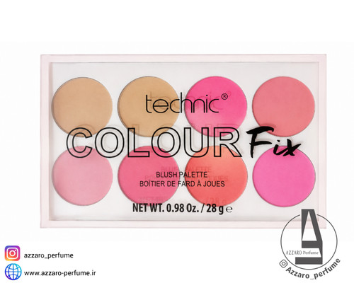 پالت رژگونه ۸ رنگ تکنیک مدل Colour Fix وزن ۲۸ گرم_فروشگاه اینترنتی آرایشی بهداشتی آزارو در شیراز