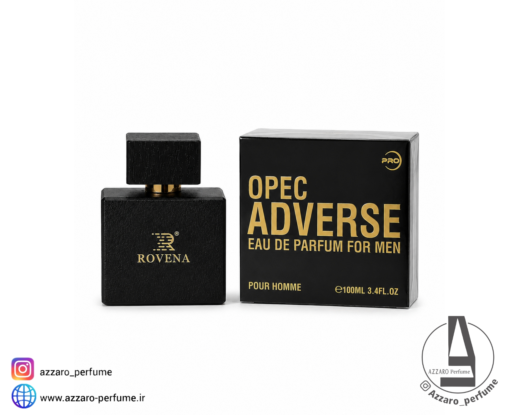 ادکلن مردانه اپیک ادونچر برند روونا Rovena Opec Adverse حجم ۱۰۰ میل-فروشگاه اینترنتی آرایشی و بهداشتی آزارو در شیراز