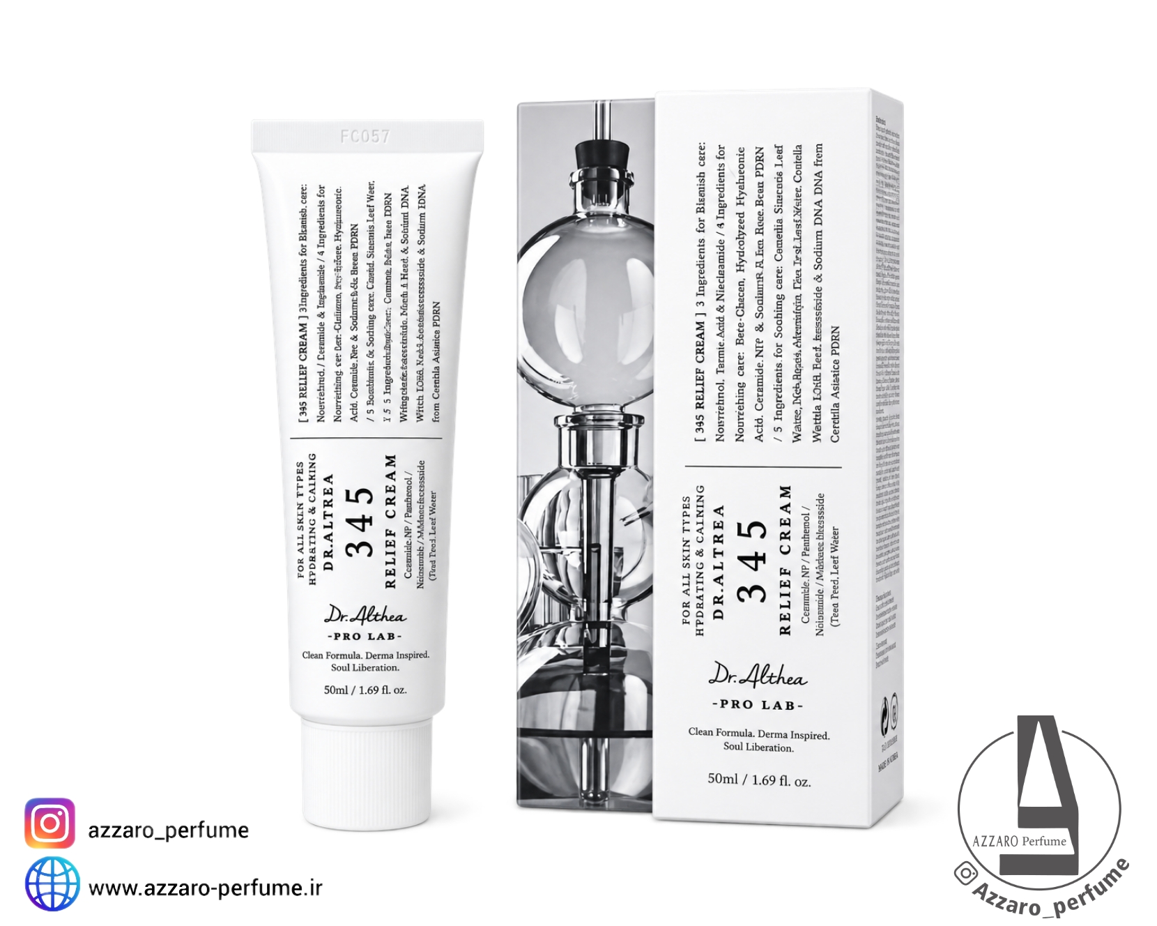 کرم ترمیم کننده 345 دکتر آلتیا Dr Althea ریلایف relief مرطوب کننده و ترمیم کننده 50 میل اصل-فروشگاه آرایشی و بهداشتی آزارو در شیراز‌