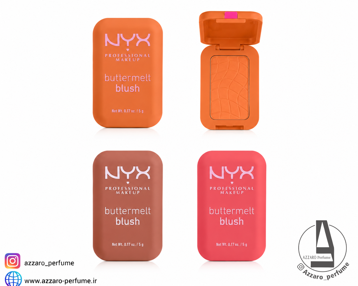 رژ گونه باتر ملت buttermelt نیکس NYX_فروشگاه اینترنتی آرایشی بهداشتی آزارو در شیراز‌